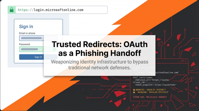 Trusted Redirects: OAuth as a Phishing Handoff